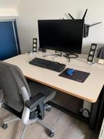 Verstelbare bureautafel, Huis en Inrichting, Bureaus, Ophalen, Gebruikt