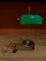 Bakierslamp groen Bureaulamp, Ophalen of Verzenden, Gebruikt, Glas, 50 tot 75 cm