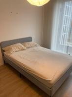 Ikea double bed frame & mattress (price negotiable), Ophalen, Wit, Tweepersoons, 140 cm