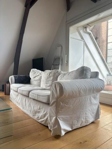 Gratis Ikea EKTORP 3-zitsbank - Witte hoes - afbeelding 1