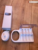 Oral B oplader NIEUW met houder (met deksel) voor 8 opzetbor, Ophalen of Verzenden, Nieuw, Overige typen