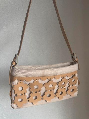 Vintage Y2K retro bloemen schoudertas beschikbaar voor biedingen