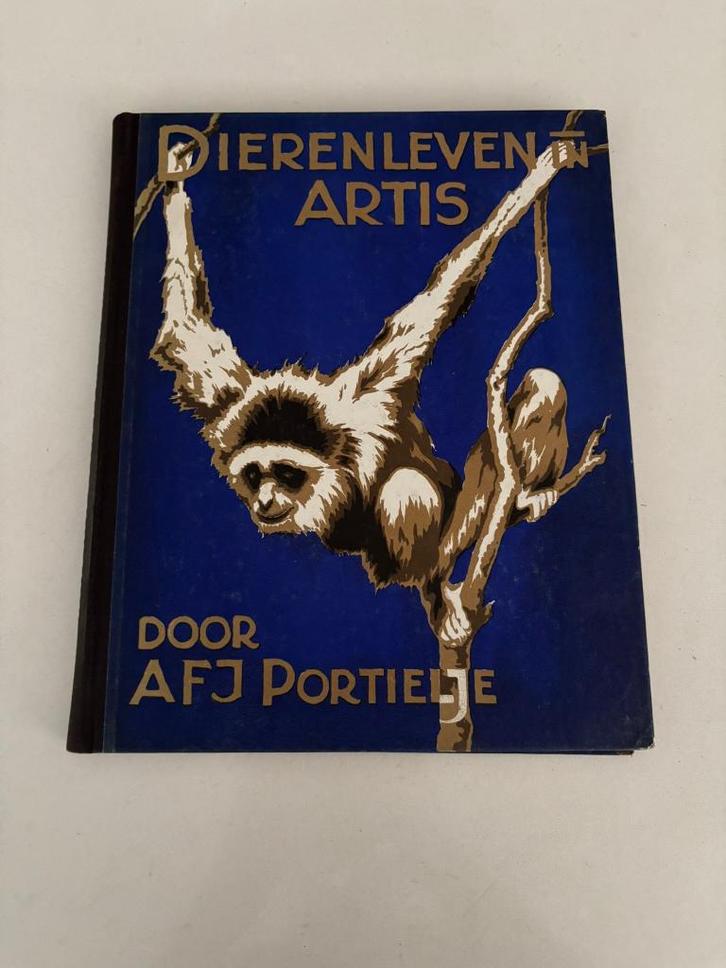 Verkade album dierenleven in artis 1939 afj portielje!, Boeken, Prentenboeken en Plaatjesalbums, Zo goed als nieuw, Prentenboek