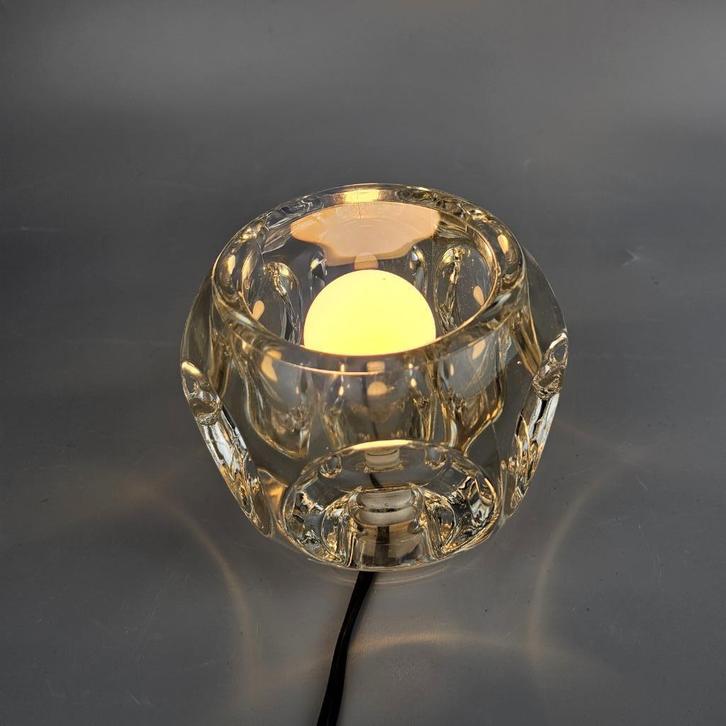 vintage Peill & Putzler tafellamp. Hexagon / zeshoekige lamp, Antiek en Kunst, Antiek | Lampen, Ophalen of Verzenden