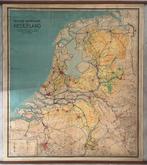 wandkaart landkaart schoolkaart Nederland, Antiek en Kunst, Ophalen of Verzenden, Aardrijkskunde