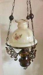 Mooie Antieke Hang Olielamp (voorzien van elektrische lamp), Ophalen