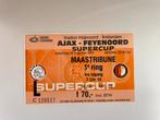 Ticket finale Supercup Ajax - Feyenoord (1995), Verzamelen, Verzenden, Zo goed als nieuw, Ajax