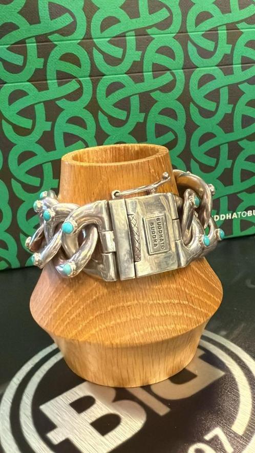 BUDDHA TO BUDDHA ARMBAND TYPE 113T E CHRIS CROWN € 299,95, Sieraden, Tassen en Uiterlijk, Armbanden, Zo goed als nieuw, Zilver