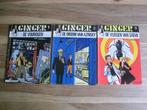 3 stripboeken uit de reeks van Ginger, Gelezen, Ophalen of Verzenden, Meerdere stripboeken