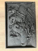 Oude Haardplaat 64x42 cm - Ridders te Paard, Antiek en Kunst, Ophalen