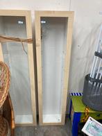 Glazen Vitrinekast om op te hangen, Huis en Inrichting, Met plank(en), Minder dan 50 cm, Gebruikt, Verzenden