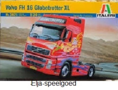 Italeri VOLVO FH-16 Globettrotter XL 3821 1:24 modelbouw, Hobby en Vrije tijd, Modelbouw | Auto's en Voertuigen, Nieuw, Truck