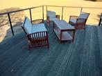 Tuinset hout, Tuin en Terras, Tuinsets en Loungesets, Ophalen of Verzenden, Zo goed als nieuw, Hout