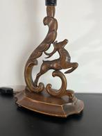 Vintage Deens Design Houten Tafellamp Hert, Ophalen of Verzenden