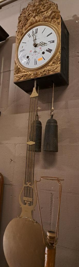 Antieke klok comtoise pubklok regulateur of een klokkenstel, Antiek en Kunst, Antiek | Klokken, Ophalen
