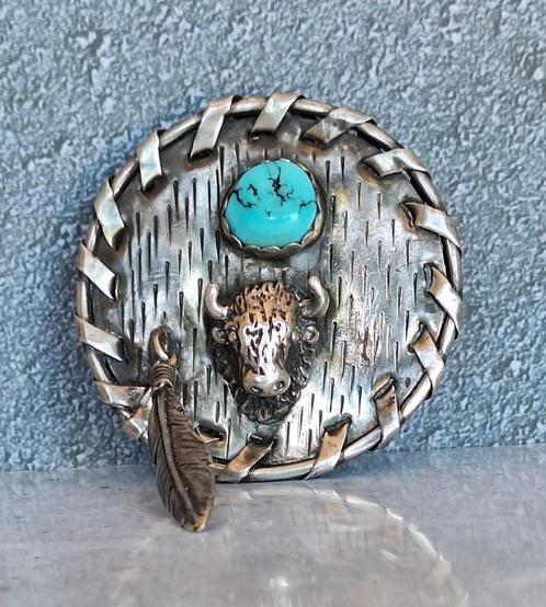 Navajo speld pin, Verzamelen, Speldjes, Pins en Buttons, Gebruikt, Ophalen of Verzenden