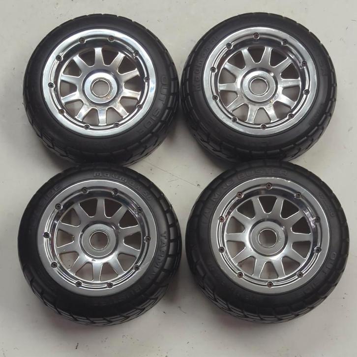 MadMax beadlocks chroom Tarmac Buster (HPI Baja, Losi 5ive), Hobby en Vrije tijd, Modelbouw | Radiografisch | Auto's, Gebruikt