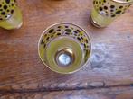 Art deco glazen likeursetje, Antiek en Kunst, Antiek | Glas en Kristal, Ophalen of Verzenden