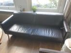 Gratis leren bank, Huis en Inrichting, Banken | Bankstellen, Ophalen, Gebruikt, 150 tot 200 cm, Driepersoons