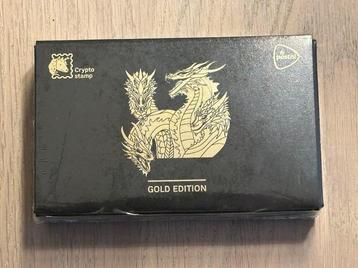 Cryptostamp draak gold editie 2024. Ongeopend.. gesealed !! beschikbaar voor biedingen