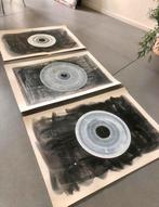 Serie 3 XL Originele Vintage 80s Marek Janicki Artworks, Antiek en Kunst, Ophalen