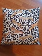 Tijgerprint kussen  45x45 cm, Ophalen of Verzenden, Zo goed als nieuw, Vierkant
