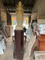 Groot Mariabeeld met Pedestal ca 2 meter hoog, Antiek en Kunst, Ophalen of Verzenden