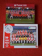 2 Verschillende lege AJAX puzzel dozen Z.G.A.N, Ophalen of Verzenden, Zo goed als nieuw, Ajax, Overige typen