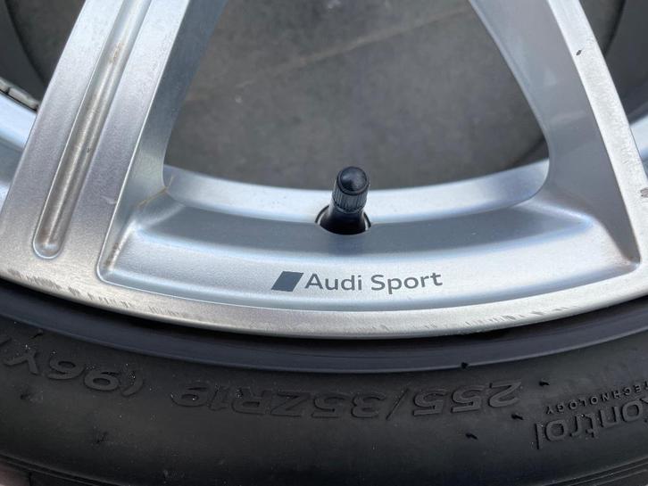 Audi sport velgen 19 inch met zomerbanden, Auto-onderdelen, Banden en Velgen, Banden en Velgen, Zomerbanden, 19 inch, 255 mm, Personenwagen