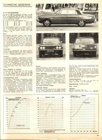Autovisie test Rover 3500 V8 November 1971 beschikbaar voor biedingen