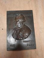 Bronzen Plaque Hubert V Hove - J. Petermann Brussel 1899, Ophalen of Verzenden, Brons