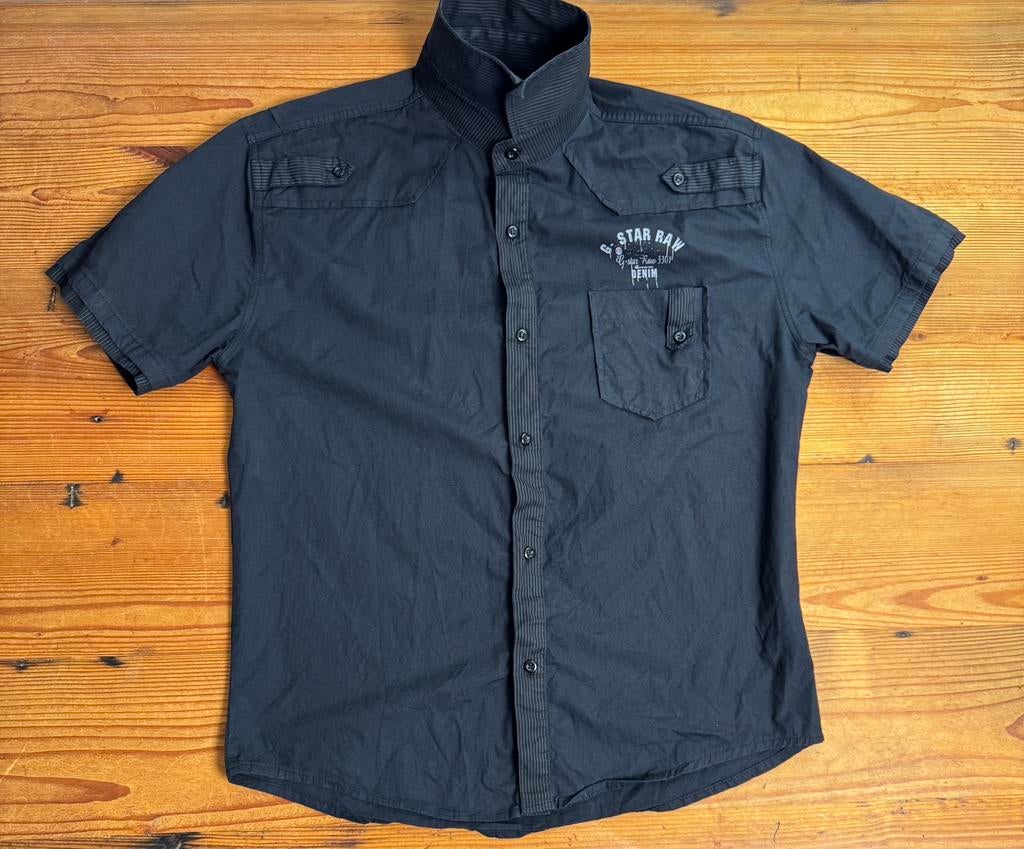 blouse G-star raw denim L zwart, Ophalen of Verzenden, Zo goed als nieuw, Zwart