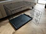 Honden bench zwart 77 x 54 x 60, Ophalen, Zo goed als nieuw
