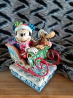 Disney traditions "laughing all the way", Mickey Mouse, Ophalen of Verzenden, Zo goed als nieuw, Beeldje of Figuurtje