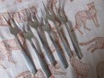 Gero Zilmeta 515 RUMBA 6 Vleesvorkjes voor € 5,00, Ophalen of Verzenden, Gebruikt, Rvs of Chroom, Vaatwasserbestendig