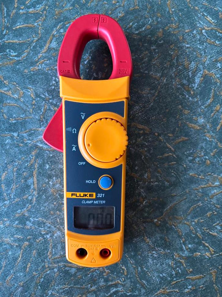 Fluke Ampèremeter - Stroomtangmeter, Doe-het-zelf en Verbouw, Meetapparatuur, Gebruikt, Elektriciteit, Ophalen of Verzenden