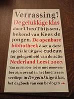 Boek De Gelukkige Klas, Ophalen of Verzenden, Zo goed als nieuw, Theo Thijssen