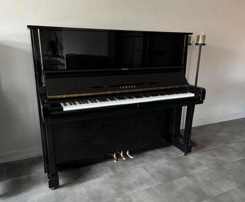 Yamaha U3 piano - hoogglans zwart, Muziek en Instrumenten, Piano's, Gebruikt, Piano, Zwart, Hoogglans, Ophalen of Verzenden