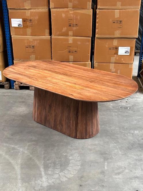 Ovale Eettafel Commodore – Z / W/ N - 180 / 210 / 240cm, Huis en Inrichting, Tafels | Eettafels, Nieuw, 100 tot 150 cm, 200 cm of meer