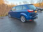 Ford Grand C-Max grande + trekh 1.0 92KW Ecoboost 2014 Blauw, Voorwielaandrijving, 745 kg, 125 pk, 74 €/maand