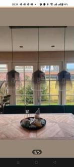 Hanglamp shaded 3xE27 diameter 32 cm, Huis en Inrichting, Lampen | Hanglampen, Ophalen, Zo goed als nieuw, Glas, 75 cm of meer