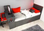Bzone gamingbed met bureau en bedlade - Antraciet