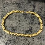 18 karaat gouden armband versace schakel, Ophalen of Verzenden, Zo goed als nieuw, Goud