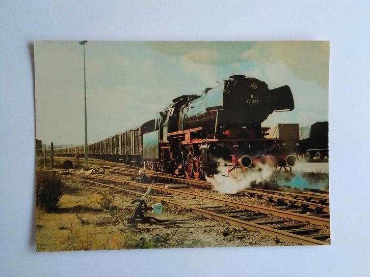SSN-Loc 23 023 met 35 goederenwagons 1978, Verzamelen, Ansichtkaarten | Themakaarten, 1960 tot 1980, Voertuig, Verzenden