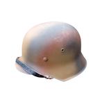 Duitse Waffen SS Normandie Camo Helm (M42), Verzamelen, Ophalen of Verzenden, Landmacht, Duitsland, Helm of Baret