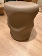 Bijzettafel leenbakker taupe, Ophalen, Gebruikt, Rond, Minder dan 50 cm