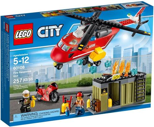 LEGO City - 60108 - Brandweer inzetgroep - *AFGEPRIJSD*, Kinderen en Baby's, Speelgoed | Duplo en Lego, Nieuw, Lego, Complete set