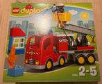 Duplo Brandweerauto met ladder, Ophalen of Verzenden, Gebruikt, Complete set, Duplo