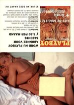 reclamekaart voor Playboy, Verzamelen, Verzenden, 1980 tot heden, Ongelopen, Overige thema's