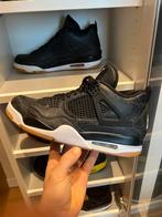 Nike air Jordan 4 Black gum Sole 44.5, Ophalen of Verzenden, Zo goed als nieuw, Zwart